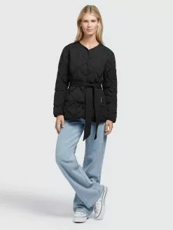 Khujo Übergangsjacken Übergangsjacke Yuna Frauen Schwarz -Khujo Verkäufe 5c9d48169bdf9bd3b11c6caea253533b