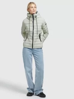 Khujo Übergangsjacken Jacke LOVINA4 Frauen Grün -Khujo Verkäufe 635034d8ca2015217bc022685409ce07