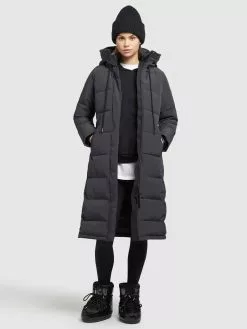 Khujo Wintermäntel Mantel Rugg Frauen Graphit -Khujo Verkäufe 63ae57a4b9dbdf40705c3d0bfc579f60