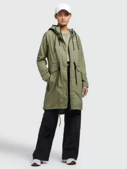 Khujo Jacken Parka Nanda Frauen Khaki -Khujo Verkäufe 66b2fd5e32c616b7d0be00761e2fdfcb