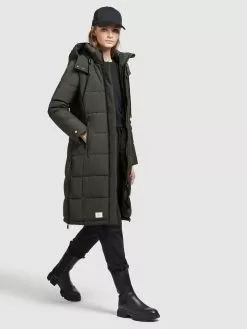 Khujo Wintermäntel Mantel Cliv Frauen Dunkelgrün -Khujo Verkäufe 6a7a7bdb4f8299176cd26a4ae57d1dc6