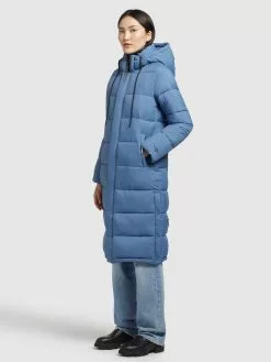 Khujo Wintermäntel Mantel Julina Frauen Blau -Khujo Verkäufe 6b8695b924672ba0079afa7e1da01f63