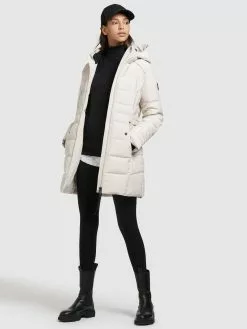 Khujo Kurzmäntel Jacke Amary Frauen Offwhite -Khujo Verkäufe 700537c8e62e063ded7daef41b31d1b9