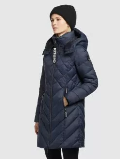 Khujo Übergangsmäntel Mantel Aneth Frauen Navy -Khujo Verkäufe 73ea76deeb18c2991901515973d71575