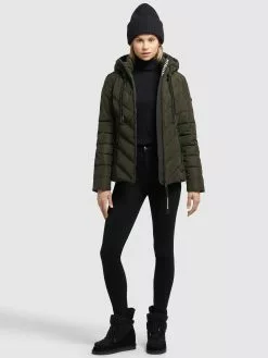 Khujo Übergangsjacken Jacke Stern Frauen Khaki -Khujo Verkäufe 7533f178f0d4fa79ad8e53d3ab422cad