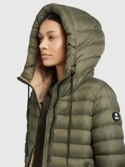 Khujo Winterjacken Winterjacke Lovina Shine Frauen Khaki -Khujo Verkäufe 7b501616eb0573d71eb2cb875139dd91