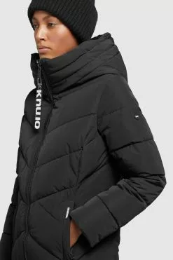 Khujo Wintermäntel Mantel Formin Frauen Schwarz -Khujo Verkäufe 7d14637816b797fd98007bf39fb2d0fd