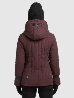 Khujo Winterjacken Jacke Frauen Weinrot -Khujo Verkäufe 80e6fa5a21f9775dd77756e2374ad4a2