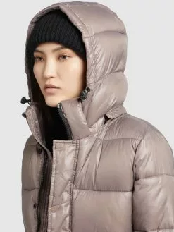 Khujo Winterjacken Jacke Gerda Shiny Frauen Beige -Khujo Verkäufe 86f1630d904918f0c94f73808539c90b