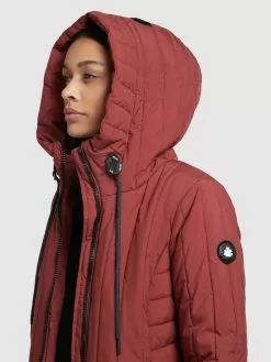 Khujo Winterjacken Mantel Jerry Frauen Rostrot -Khujo Verkäufe 87a6e76876190d9c55bad694279331fd