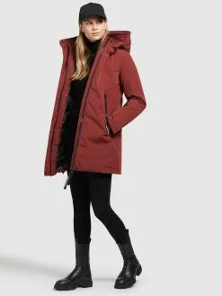 Khujo Winterjacken Jacke Viona 3 Frauen Rostrot -Khujo Verkäufe 8831c16c32f5c16c1f5f482608546e47