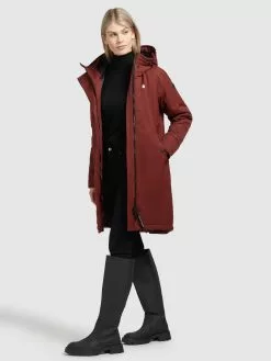 Khujo Parka Übergangsmantel Frauen Rostrot -Khujo Verkäufe 88c7a010b382917fe939d8c4a0207619