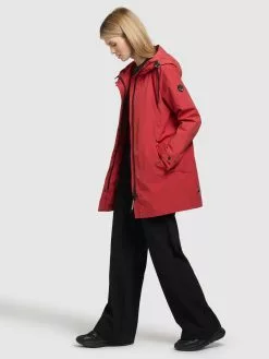 Khujo Übergangsjacken Jacke Frauen Rot -Khujo Verkäufe 904e2f66201f0899f91a3debe3800d93