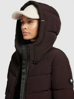 Khujo Winterjacken Jacke Fames Frauen Weinrot -Khujo Verkäufe 96ae7ed3c431aeeaea42fa8387850e82