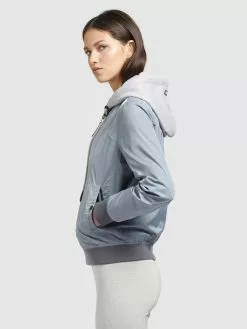 Khujo Übergangsjacken Jacke PERSEE Frauen Hellblau / Grau -Khujo Verkäufe 98a05e1cf67b06aca8ef1413e0485fa1