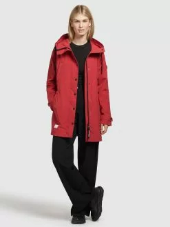Khujo Übergangsjacken Jacke Frauen Rot -Khujo Verkäufe 994ff7213d8ae602d3ca0afbc62af715
