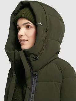 Khujo Kurzmäntel Mantel Wente Frauen Khaki -Khujo Verkäufe 9b174446723b2321c4c1a6b8ed9adcaa