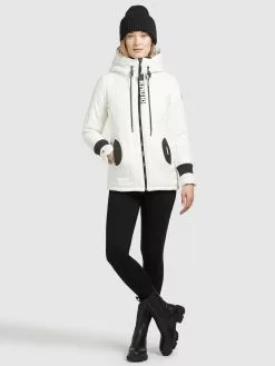 Khujo Winterjacken Jacke Frauen Weiß -Khujo Verkäufe a1f5e631c8e85dde975797c73ea090da