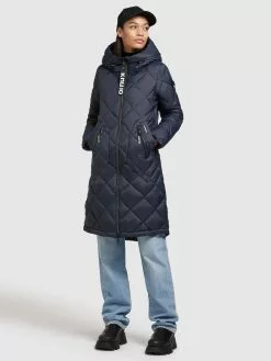 Khujo Übergangsmäntel Mantel Zarita Frauen Dunkelblau -Khujo Verkäufe a22abfa80c8043752940ac40268f44d7