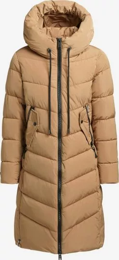 Khujo Übergangsmäntel Mantel Klayd Frauen Ocker