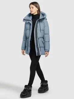 Khujo Winterjacken Jacke Leviani2 Frauen Taubenblau -Khujo Verkäufe a27d075ad75ae40b8e30bf5525263a74