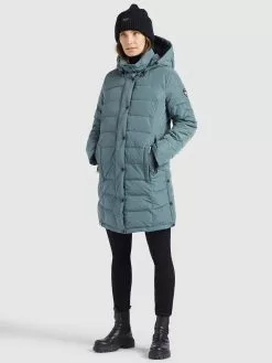 Khujo Wintermäntel Mantel Delinas Frauen Pastellblau -Khujo Verkäufe a3e0923ec9e561c3ed6d6cb7c2015993