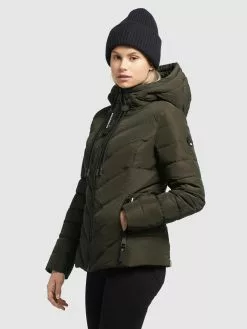 Khujo Übergangsjacken Jacke Stern Frauen Khaki -Khujo Verkäufe a42ed0846f61da4b0be12aa324bcc36a