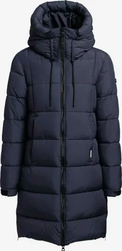 Khujo Wintermäntel Mantel Youma Frauen Navy