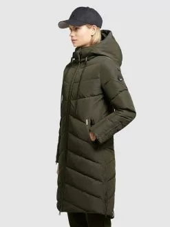 Khujo Wintermäntel Mantel Huba Frauen Dunkelgrün -Khujo Verkäufe b1ebf261117352dedf03fad80b408042
