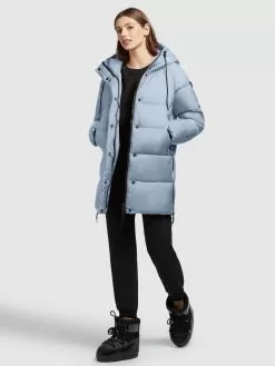 Khujo Winterjacken Jacke Franee Frauen Hellblau -Khujo Verkäufe b2ae97699de0127a3ea4605acab90c9d