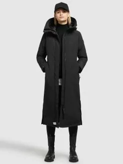 Khujo Wintermäntel Mantel ABELLA Frauen Schwarz -Khujo Verkäufe b302c6f2b9c6960db1f14cd4d669e6ec