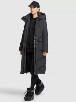 Khujo Wintermäntel Mantel Elvita Frauen Dunkelblau -Khujo Verkäufe b6305bead254ce002fd739ecb1ad4095