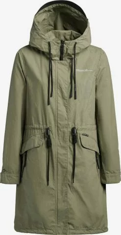 Khujo Jacken Parka Nanda Frauen Khaki