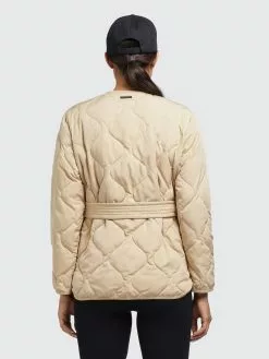 Khujo Übergangsjacken Übergangsjacke Yuna Frauen Beige -Khujo Verkäufe b9140af1ee2af9273a7aca4d7fc44c30