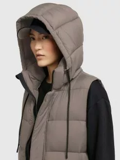 Khujo Westen Weste Tourin Frauen Braun -Khujo Verkäufe b9903b61ece1202e739c706158b68c69