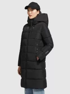 Khujo Wintermäntel Mantel Jilias Frauen Schwarz -Khujo Verkäufe bb965d570228915e9492ee8cd64e90c0