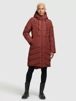 Khujo Wintermäntel Mantel Huba Frauen Karminrot -Khujo Verkäufe bd6641346a03cbdbf345d12e6614c1d6