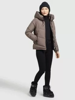 Khujo Winterjacken Jacke Esila Frauen Mokka -Khujo Verkäufe c412d0a31651217c7dbde89f52a35d61