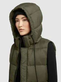 Khujo Westen Weste Eden Frauen Khaki -Khujo Verkäufe c41c4bcaf14a02263770ff1ffe876720