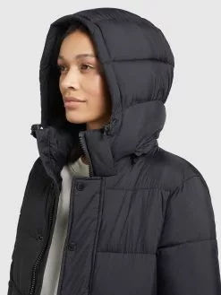 Khujo Wintermäntel Mantel Corinna Frauen Schwarz -Khujo Verkäufe c434bfd24ed07f38f76559840d1c6682