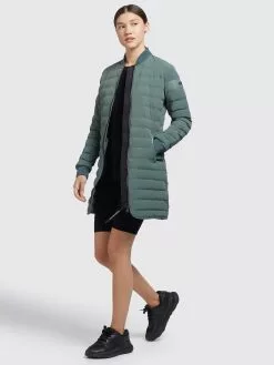 Khujo Übergangsjacken Jacke Greta Frauen Dunkelgrün -Khujo Verkäufe ca3ab09692a4578d585016b06cf32235