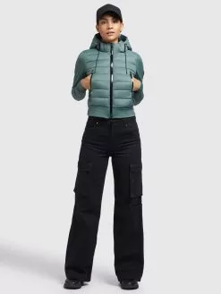 Khujo Übergangsjacken Jacke Dalis Matt Frauen Jade -Khujo Verkäufe cb9474ea615c9df96b163ef5df0535f9