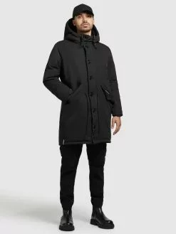 Khujo Parka Mantel Terra Männer Schwarz -Khujo Verkäufe cc48df115e04e364a467362f5641887a