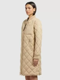 Khujo Übergangsmäntel Mantel Mary Frauen Beige -Khujo Verkäufe cce7078ca22fce594a0a2416de991095