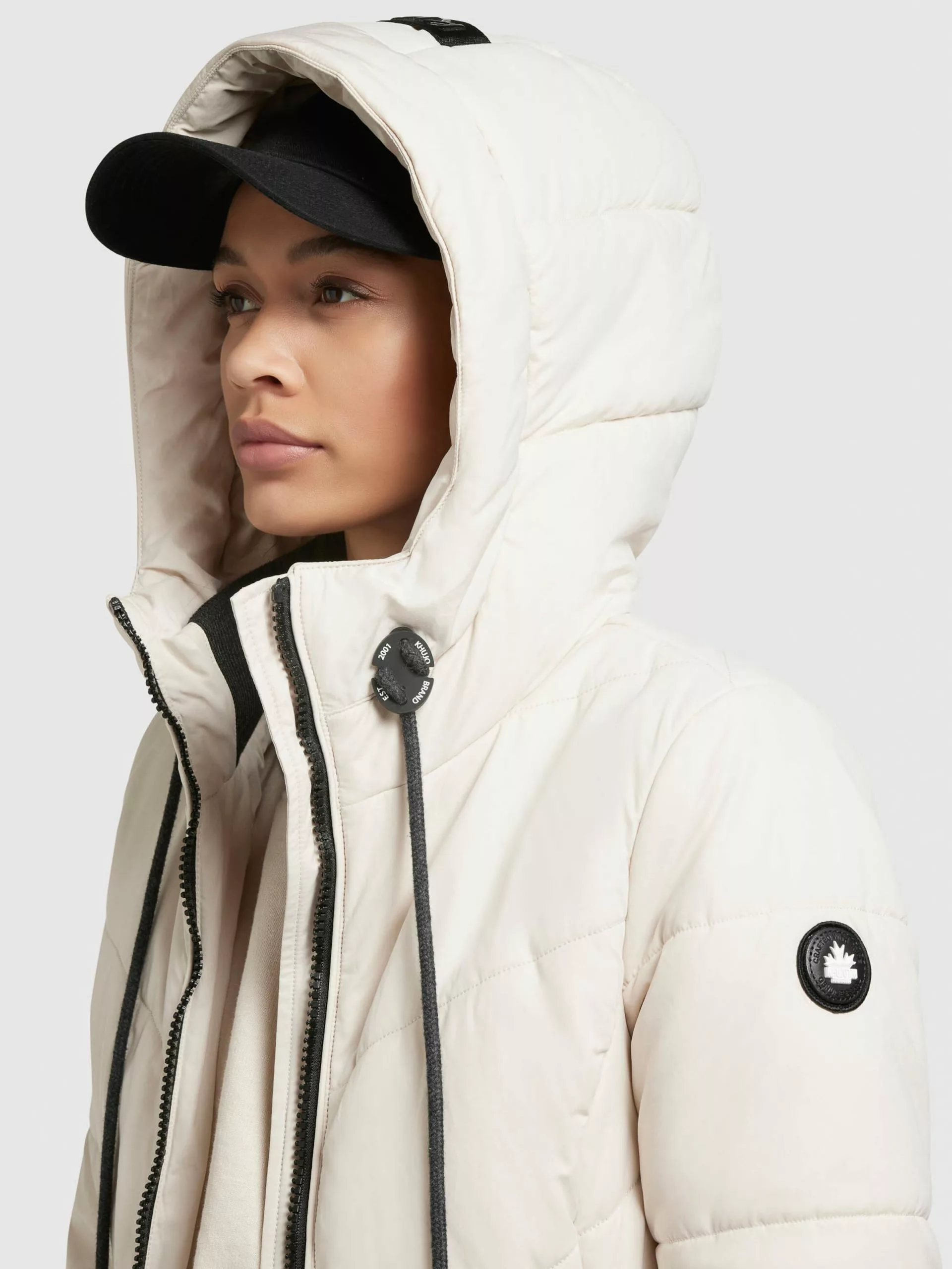 Khujo Wintermäntel Mantel Aribay 3 Frauen Offwhite 7 Khujo Wintermäntel Mantel Aribay 3 Frauen Offwhite – Bild 7