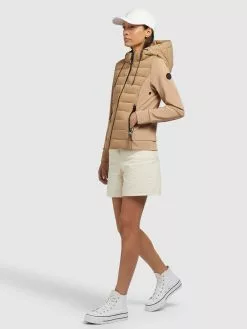 Khujo Outdoorjacken Jacke Ghita Frauen Beige -Khujo Verkäufe d08ffeee27754ee5438052ca77780b81