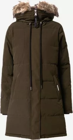 Khujo Wintermäntel Mantel Cloren Frauen Oliv