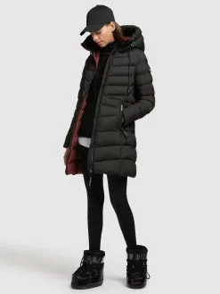 Khujo Kurzmäntel Jacke Tuhani Frauen Schwarz -Khujo Verkäufe d373375bae242cbcf1ff50ba6e319587
