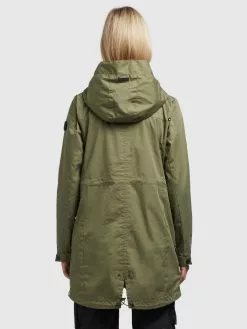 Khujo Parka Mantel Aira Frauen Oliv -Khujo Verkäufe db1aab8178f7c2a910e4bb7544471549