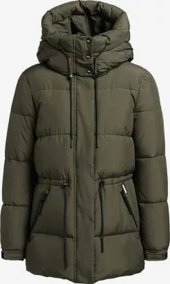Khujo Winterjacken Jacke Leviani Frauen Dunkelgrün